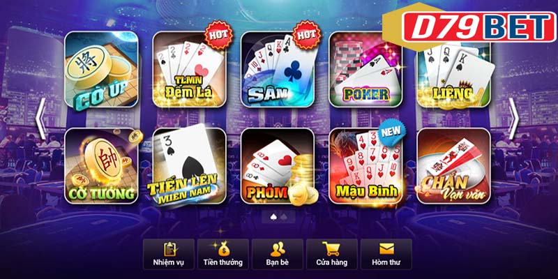 Game bài | Bí kíp đánh bại đối thủ trong thế giới Game bài ở D79bet