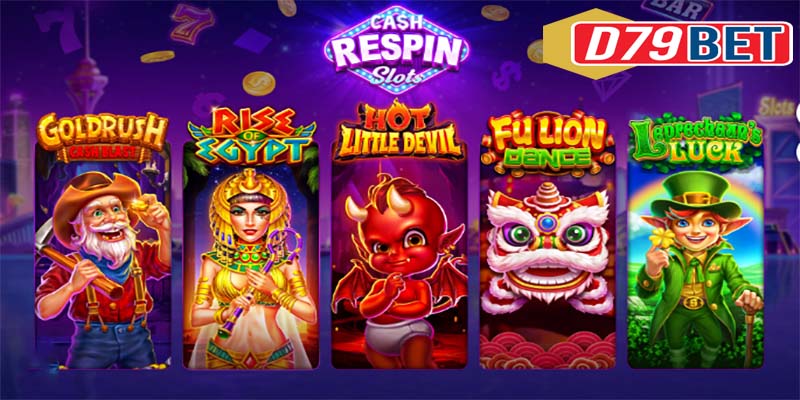 Các loại game slots nổi bật tại D79bet.